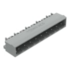 WAGO - THT-Stiftleiste, Lötstift 1, 0x1, 0mm, abgewinkelt, grau