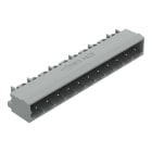 WAGO - THT-Stiftleiste, Lötstift 1, 0x1, 0mm, abgewinkelt, grau