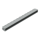 WAGO - THT-Stiftleiste, Lötstift 1, 0x1, 0mm, abgewinkelt, grau