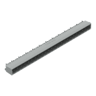 WAGO - THT-Stiftleiste, Lötstift 1, 0x1, 0mm, abgewinkelt, grau