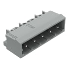 WAGO - THT-Stiftleiste, Lötstift 1, 2x1, 2mm, abgewinkelt, grau