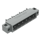WAGO - THT-Stiftleiste, Lötstift 1, 2x1, 2mm, abgewinkelt, grau