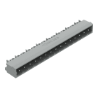 WAGO - THT-Stiftleiste, Lötstift 1, 2x1, 2mm, abgewinkelt, grau
