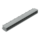 WAGO - THT-Stiftleiste, Lötstift 1, 2x1, 2mm, abgewinkelt, grau