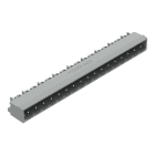 WAGO - THT-Stiftleiste, Lötstift 1, 2x1, 2mm, abgewinkelt, grau
