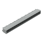 WAGO - THT-Stiftleiste, Lötstift 1, 2x1, 2mm, abgewinkelt, grau