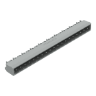 WAGO - THT-Stiftleiste, Lötstift 1, 2x1, 2mm, abgewinkelt, grau
