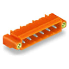 WAGO - THT-Stiftleiste, Lötstift 1, 2x1, 2mm, abgewinkelt, orange