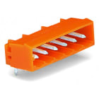 WAGO - THT-Stiftleiste, Lötstift 1, 2x1, 2mm, abgewinkelt, orange
