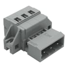 WAGO - 1-Leiter-Stiftleiste, CAGE CLAMP®, 2,5mm², grau