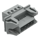 WAGO - 1-Leiter-Stiftleiste, CAGE CLAMP®, 2,5mm², grau