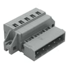 WAGO - 1-Leiter-Stiftleiste, CAGE CLAMP®, 2,5mm², grau