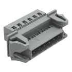 WAGO - 1-Leiter-Stiftleiste, CAGE CLAMP®, 2,5mm², grau
