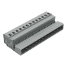 WAGO - 1-Leiter-Stiftleiste, CAGE CLAMP®, 2,5mm², grau