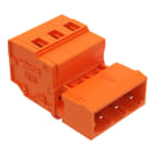 WAGO - 1-Leiter-Stiftleiste, CAGE CLAMP®, 2,5mm², orange
