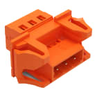 WAGO - 1-Leiter-Stiftleiste, CAGE CLAMP®, 2,5mm², orange