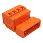 WAGO - 1-Leiter-Stiftleiste, CAGE CLAMP®, 2,5mm², orange