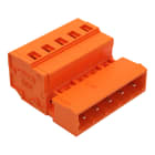 WAGO - 1-Leiter-Stiftleiste, CAGE CLAMP®, 2,5mm², orange