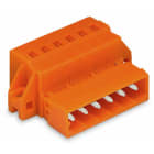 WAGO - 1-Leiter-Stiftleiste, CAGE CLAMP®, 2,5mm², orange