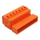 WAGO - 1-Leiter-Stiftleiste, CAGE CLAMP®, 2,5mm², orange