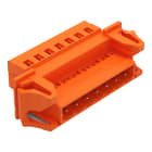 WAGO - 1-Leiter-Stiftleiste, CAGE CLAMP®, 2,5mm², orange