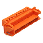 WAGO - 1-Leiter-Stiftleiste, CAGE CLAMP®, 2,5mm², orange