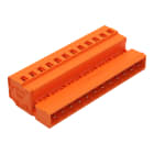 WAGO - 1-Leiter-Stiftleiste, CAGE CLAMP®, 2,5mm², orange