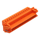 WAGO - 1-Leiter-Stiftleiste, CAGE CLAMP®, 2,5mm², orange