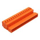 WAGO - 1-Leiter-Stiftleiste, CAGE CLAMP®, 2,5mm², orange