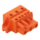 WAGO - 1-Leiter-Federleiste, CAGE CLAMP®, 2,5mm², orange