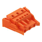 WAGO - 1-Leiter-Federleiste, CAGE CLAMP®, 2,5mm², orange
