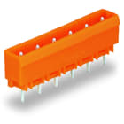 WAGO - THT-Stiftleiste, Lötstift 1, 2x1, 2mm, gerade, orange