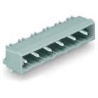 WAGO - THT-Stiftleiste, Lötstift 1, 0x1, 0mm, abgewinkelt, grau