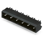 WAGO - THR-Stiftleiste, Lötstift 1, 0x1, 0mm, abgewinkelt, schwarz
