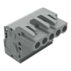 WAGO - 1-Leiter Federleiste, abgewinkelt, CAGE CLAMP®, 2,5mm², grau