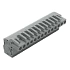 WAGO - 1-Leiter Federleiste, abgewinkelt, CAGE CLAMP®, 2,5mm², grau