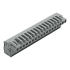WAGO - 1-Leiter Federleiste, abgewinkelt, CAGE CLAMP®, 2,5mm², grau