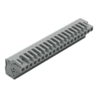 WAGO - 1-Leiter Federleiste, abgewinkelt, CAGE CLAMP®, 2,5mm², grau
