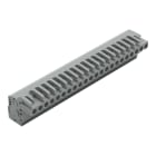 WAGO - 1-Leiter Federleiste, abgewinkelt, CAGE CLAMP®, 2,5mm², grau
