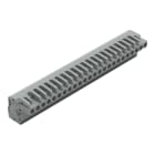 WAGO - 1-Leiter Federleiste, abgewinkelt, CAGE CLAMP®, 2,5mm², grau