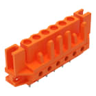 WAGO - THT-Federleiste, gerade, Rastermaß 5, 08mm, orange