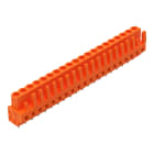 WAGO - THT-Federleiste, gerade, Rastermaß 5, 08mm, orange