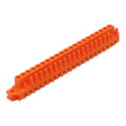 WAGO - THT-Federleiste, gerade, Rastermaß 5, 08mm, orange