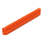 WAGO - THT-Federleiste, gerade, Rastermaß 5, 08mm, orange
