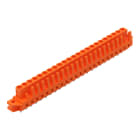 WAGO - THT-Federleiste, gerade, Rastermaß 5, 08mm, orange