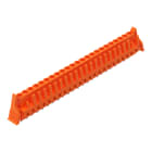 WAGO - THT-Federleiste, gerade, Rastermaß 5, 08mm, orange