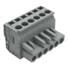 WAGO - 1-Leiter Federleiste, abgewinkelt, CAGE CLAMP®, 2,5mm², grau
