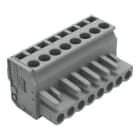 WAGO - 1-Leiter Federleiste, abgewinkelt, CAGE CLAMP®, 2,5mm², grau