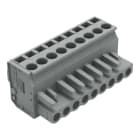 WAGO - 1-Leiter Federleiste, abgewinkelt, CAGE CLAMP®, 2,5mm², grau