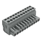 WAGO - 1-Leiter Federleiste, abgewinkelt, CAGE CLAMP®, 2,5mm², grau